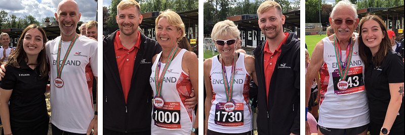 Masters Half Marathon winners