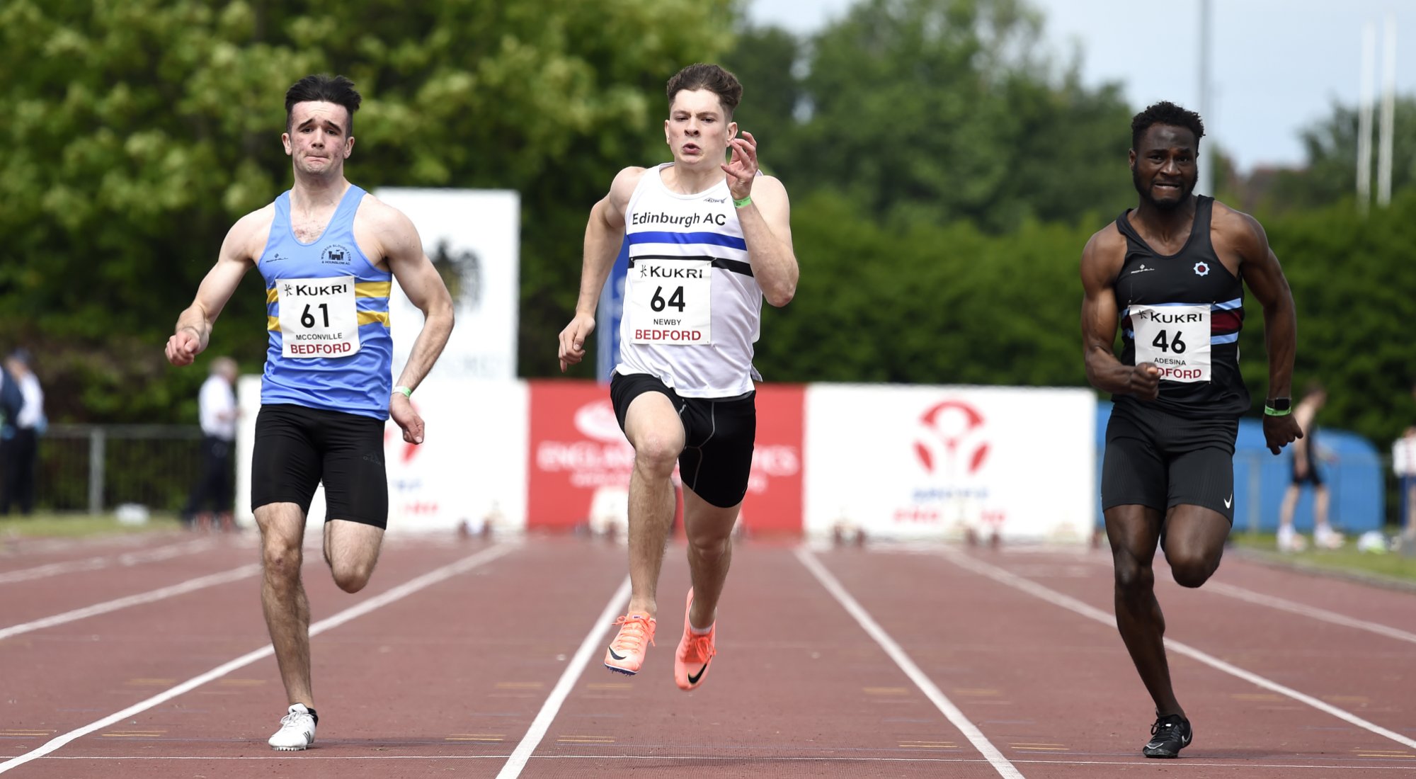 Under 20 men 100 metres