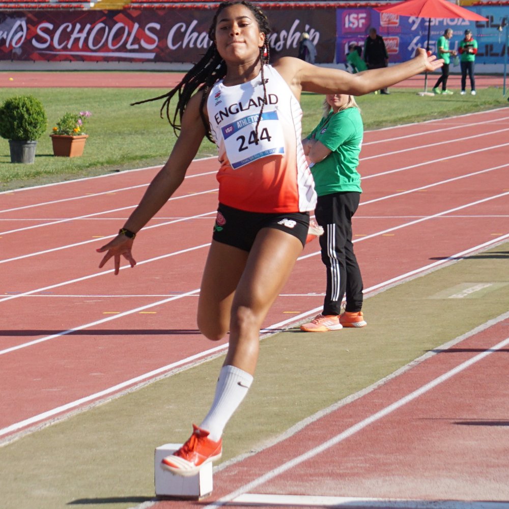 English Schools AA long jumper