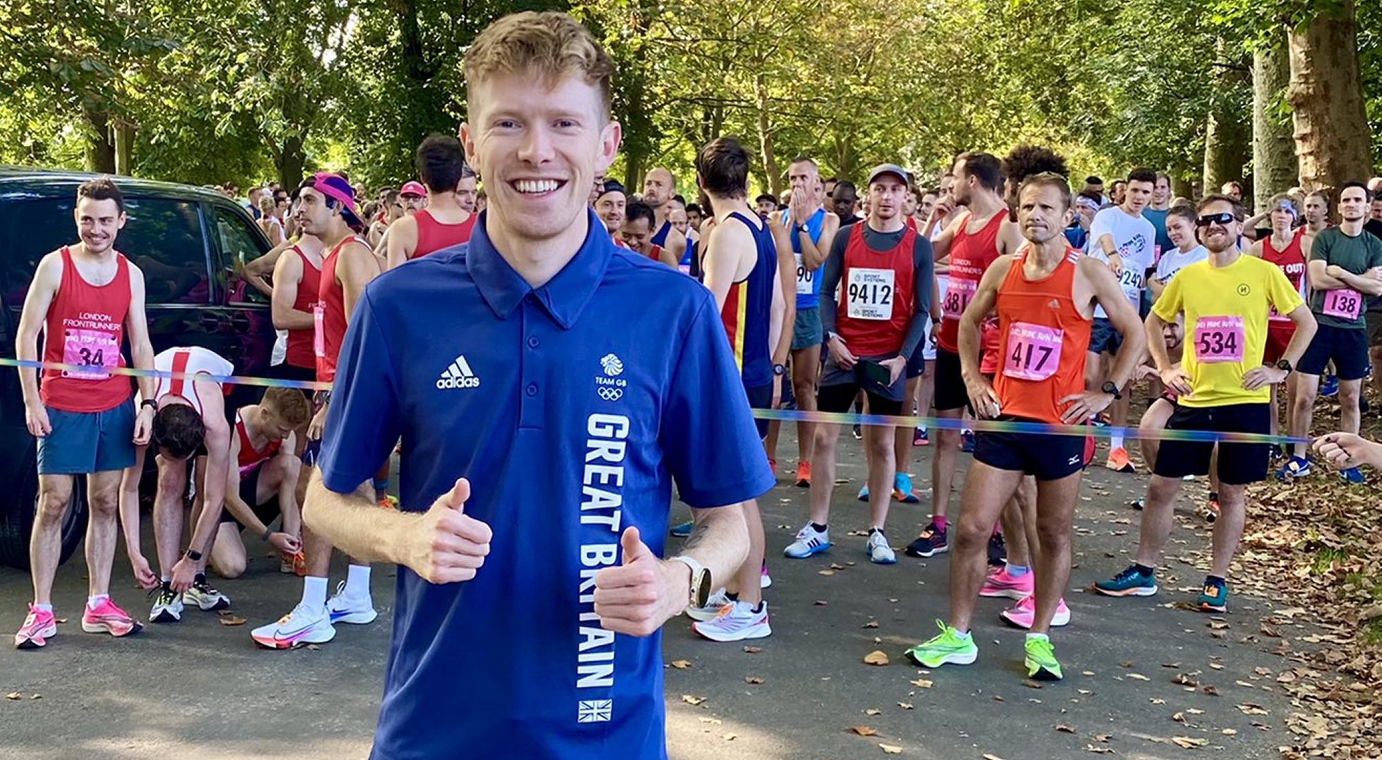 Tom Bosworth starts Pride 10k