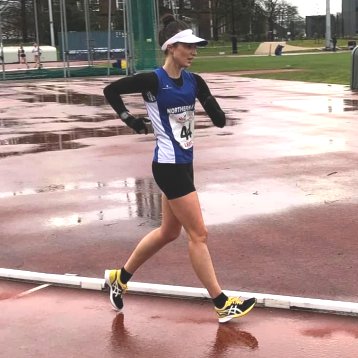 Erika Kelly at 2022 EA Race Walk 10,000m champs