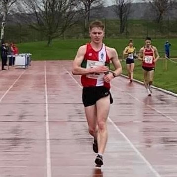 Chris Snook at 2022 EA Race Walk 10,000m champs