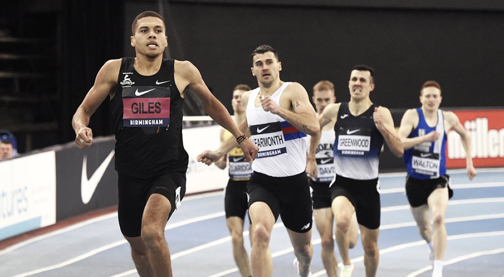 Elliott Giles men's indoor 800m