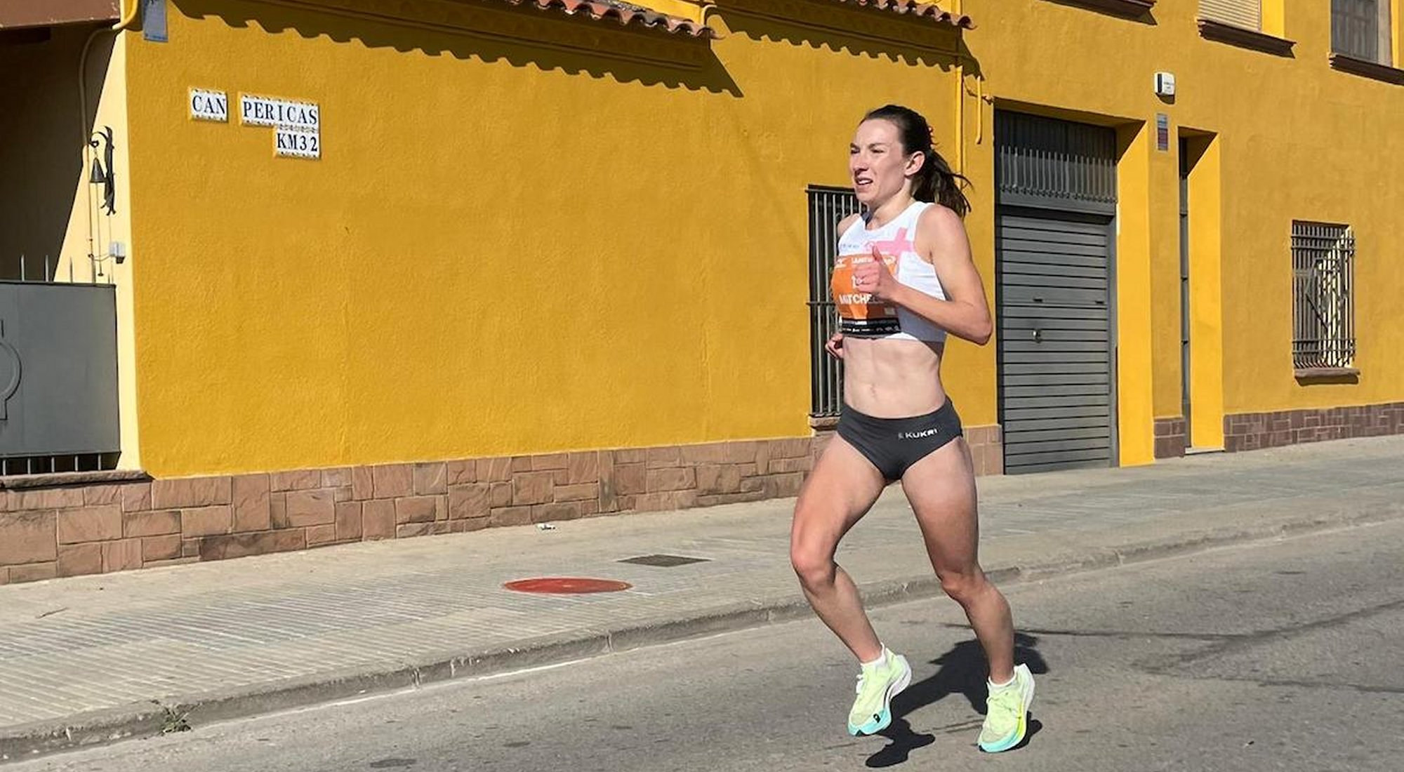 runner at Granollers Half Marathon