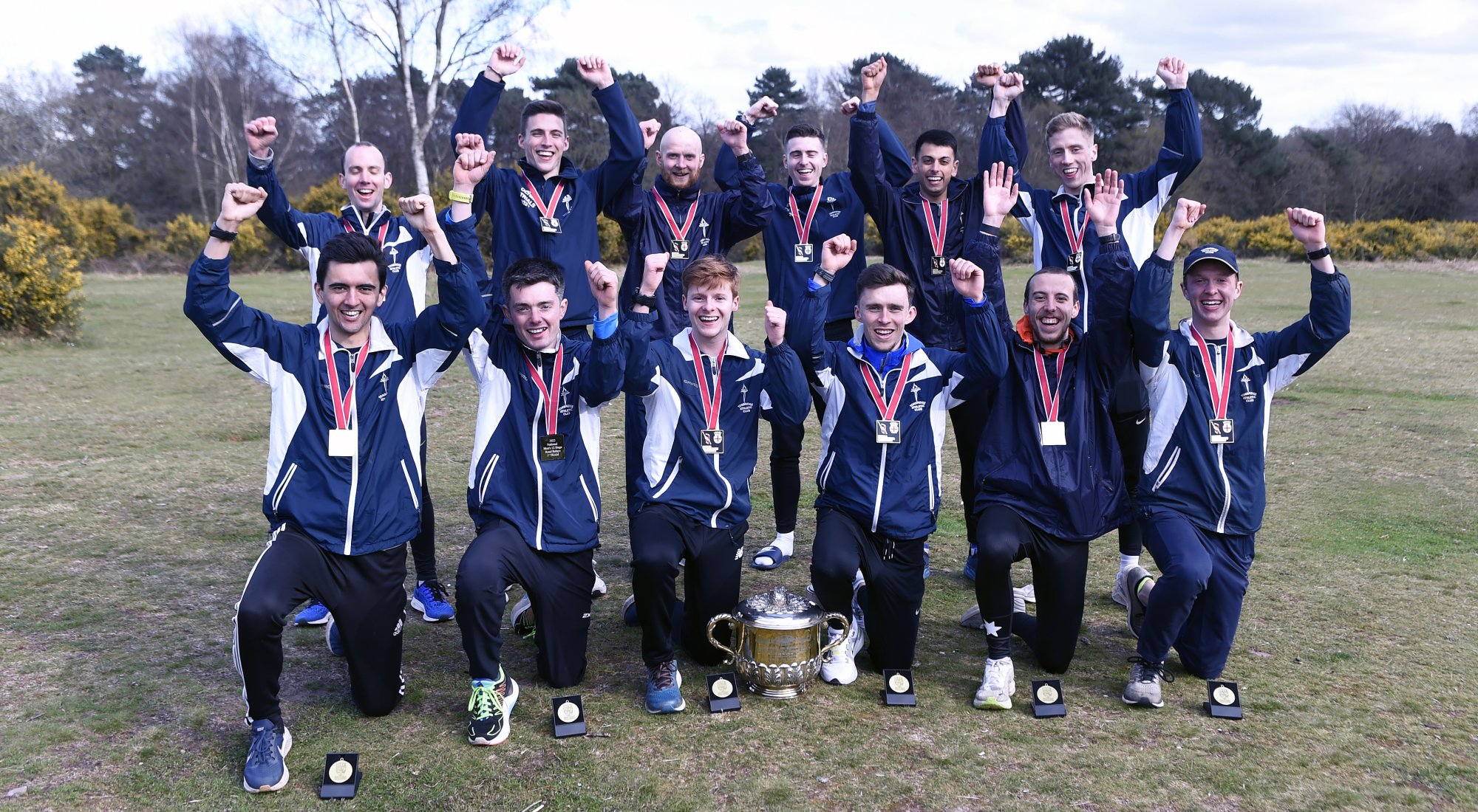 Tonbridge AC - winners of the men's 12 stage relay