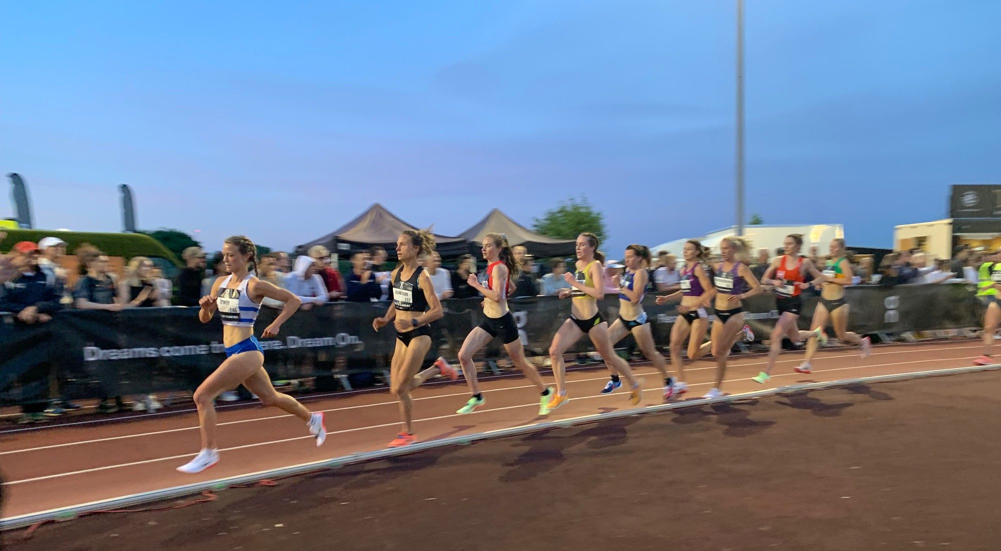 Night of 10000m PBs runners