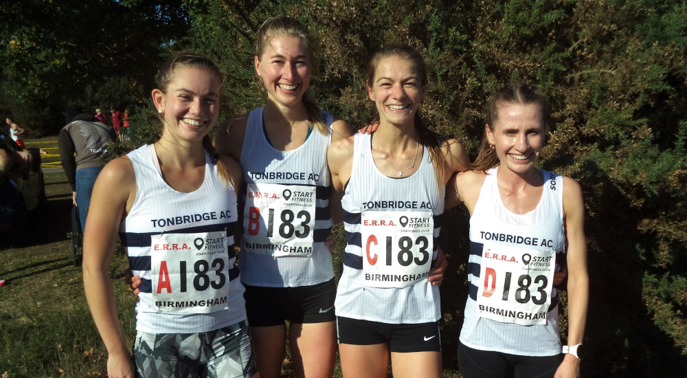 Women winners Tonbridge - ERRA Autumn Relays