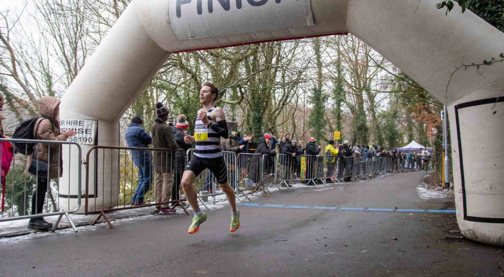 Alexander Leprêtre running in the Telford 10k. Photo credit: Graham Smith. grahamsmithphotography.pixieset.com