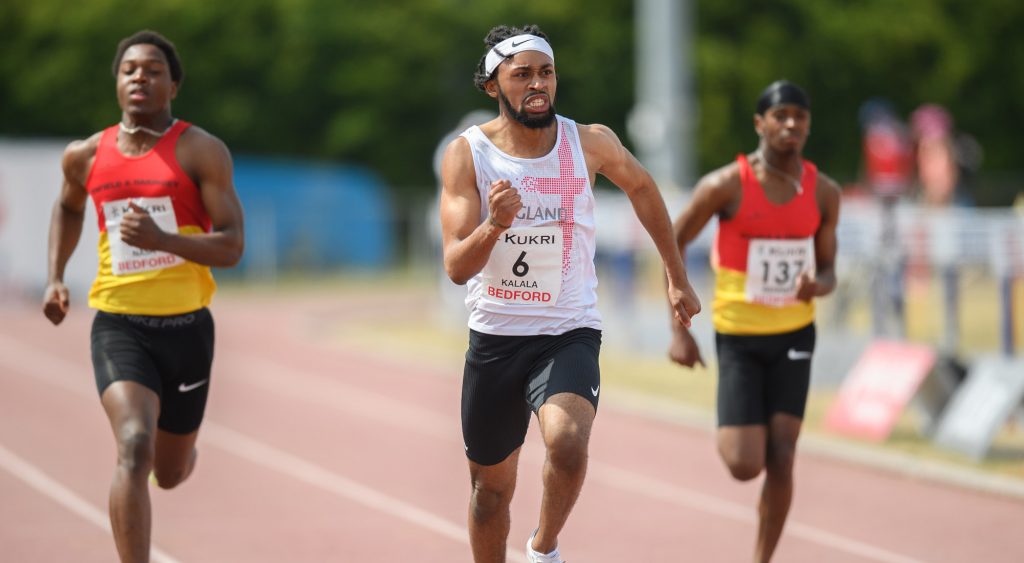 Athlete representing England at the England Athletics U20 & U23 Championships
