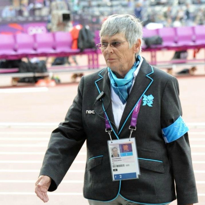 Jan Lishman as Clerk of Course at London 2012