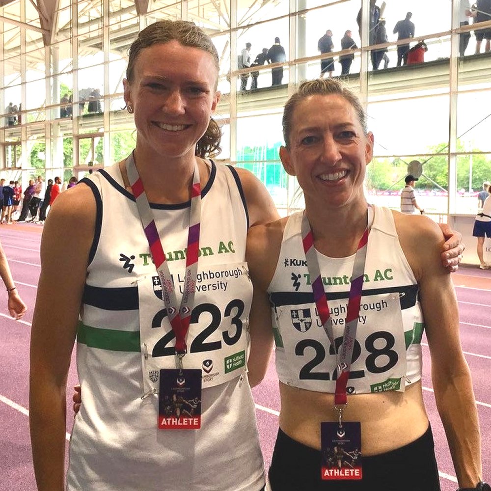 Indoors at Loughborough- Hannah Taunton and Kirstie Booth