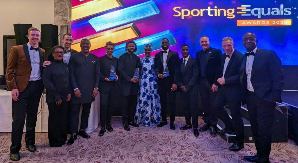 Group shot at Sporting Equals Awards 2023