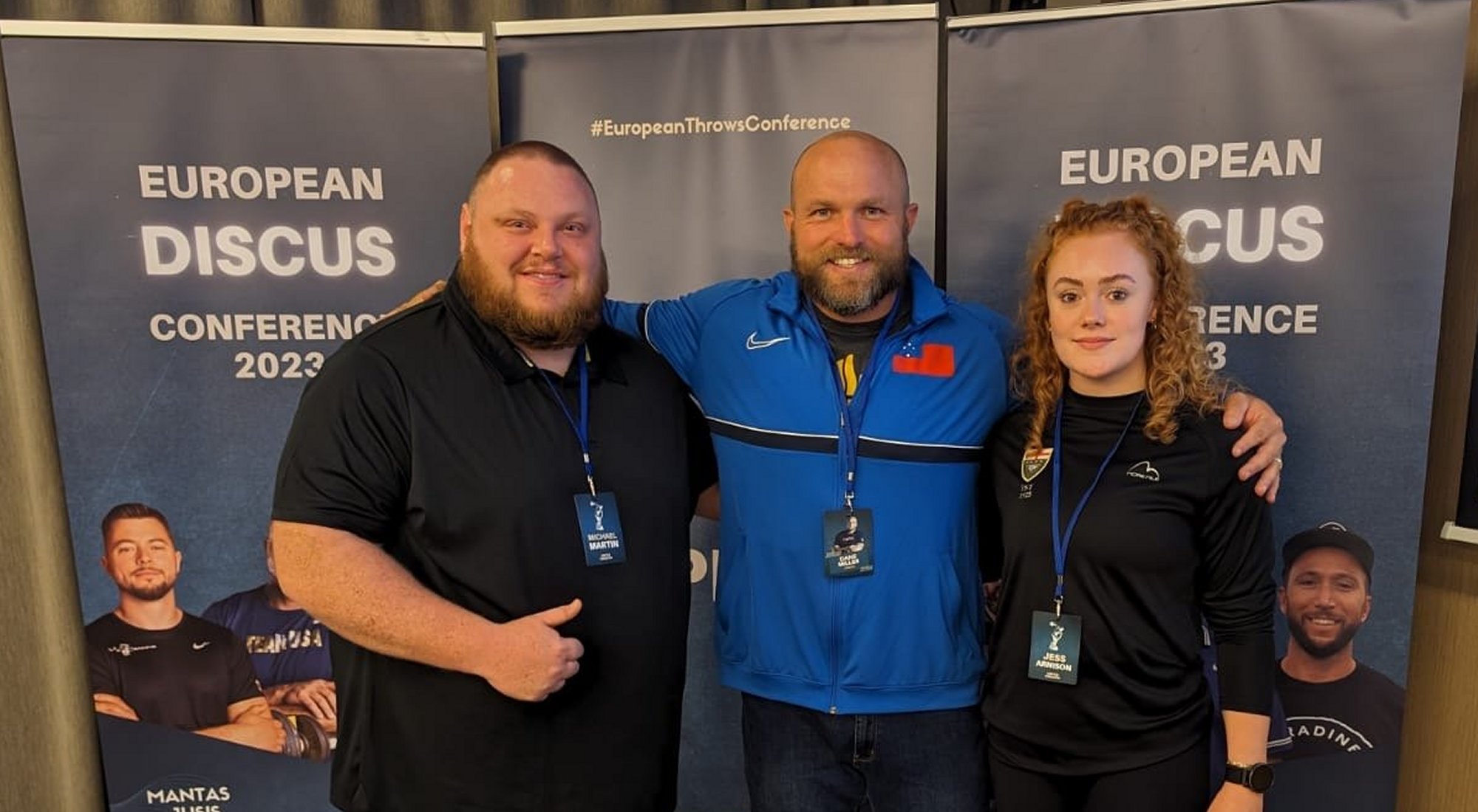 Youth Talent Pathway coaches representing at the European Discus