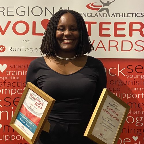 Community runner up Black Girls Do Run at London Volunteer Awards 2023