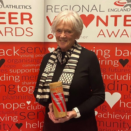 Services to Athletics winner Pat Green at North West Volunteer Awards 2023