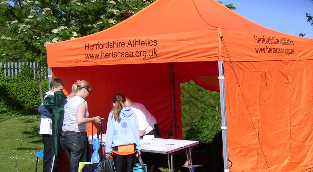 Herts County Champs tent2000