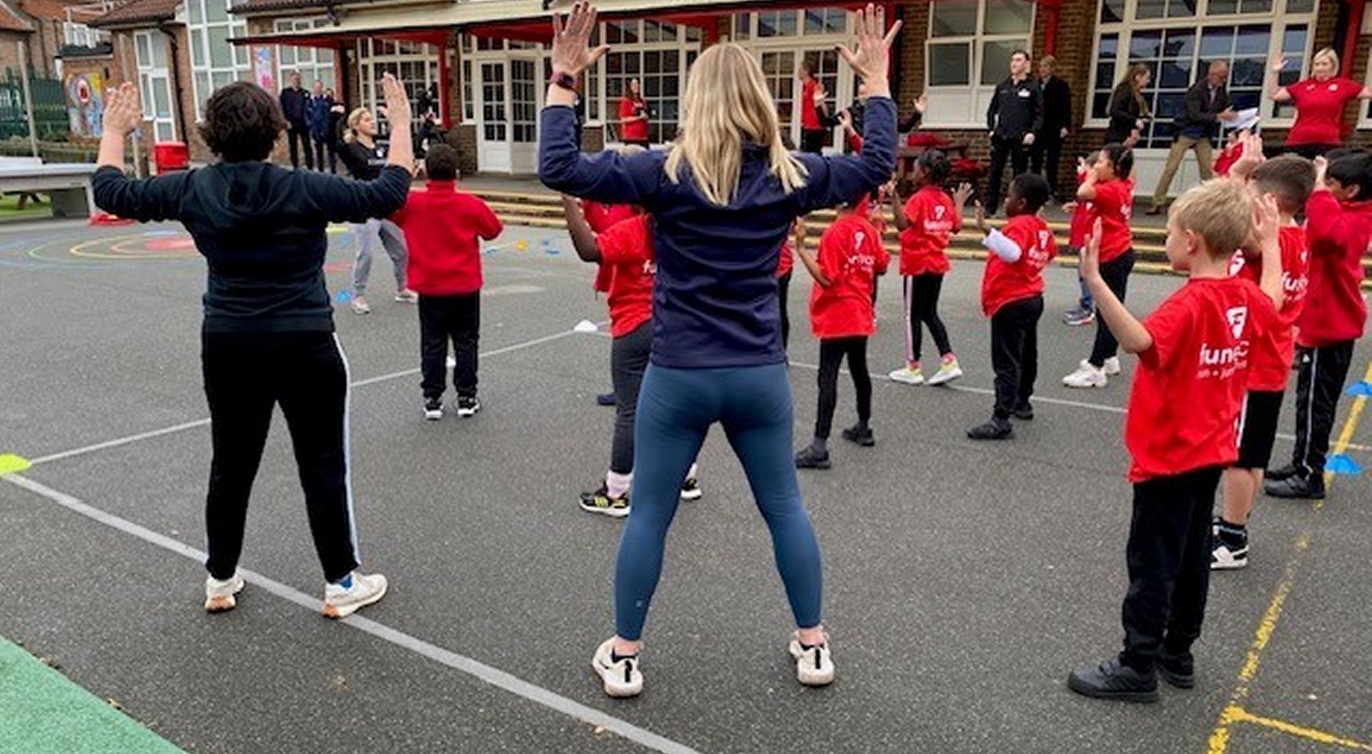 school children in Lewisham enjoying funetics