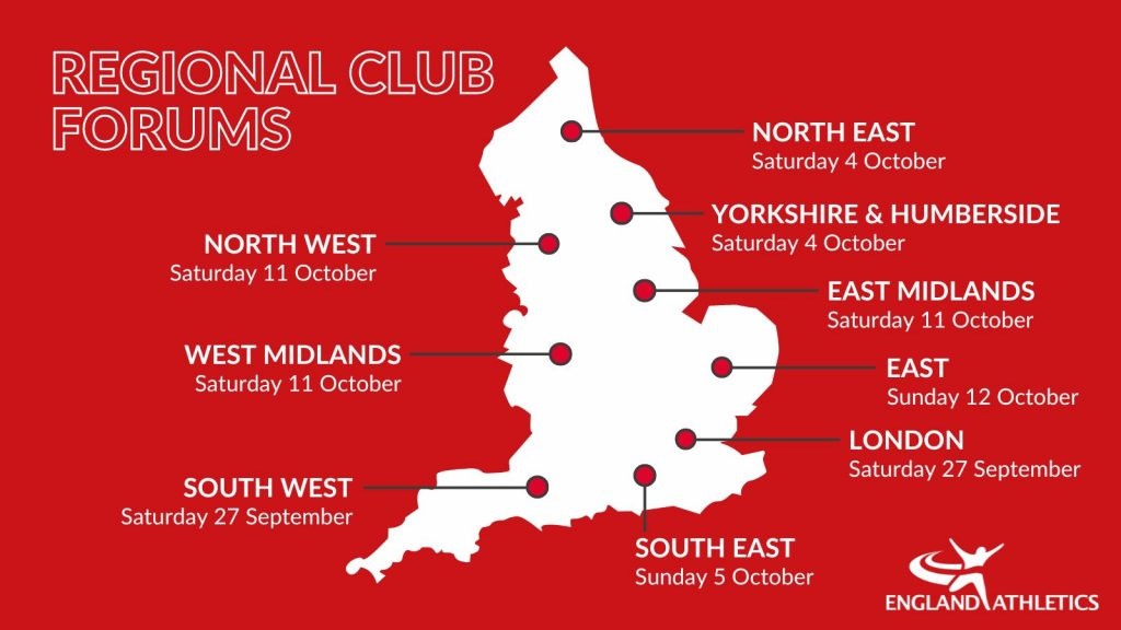 Regional Club Forums map