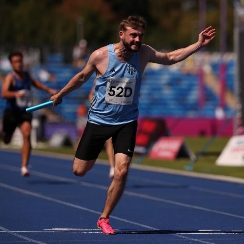 Thames Valley Harriers winning men's 4x100m England Athletics Relay Championships