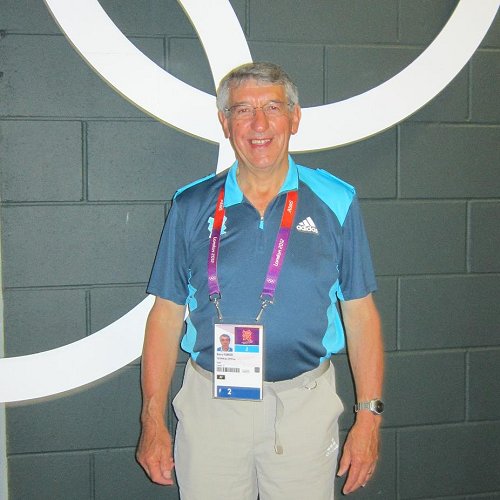 Barry Parker officiating at London 2012