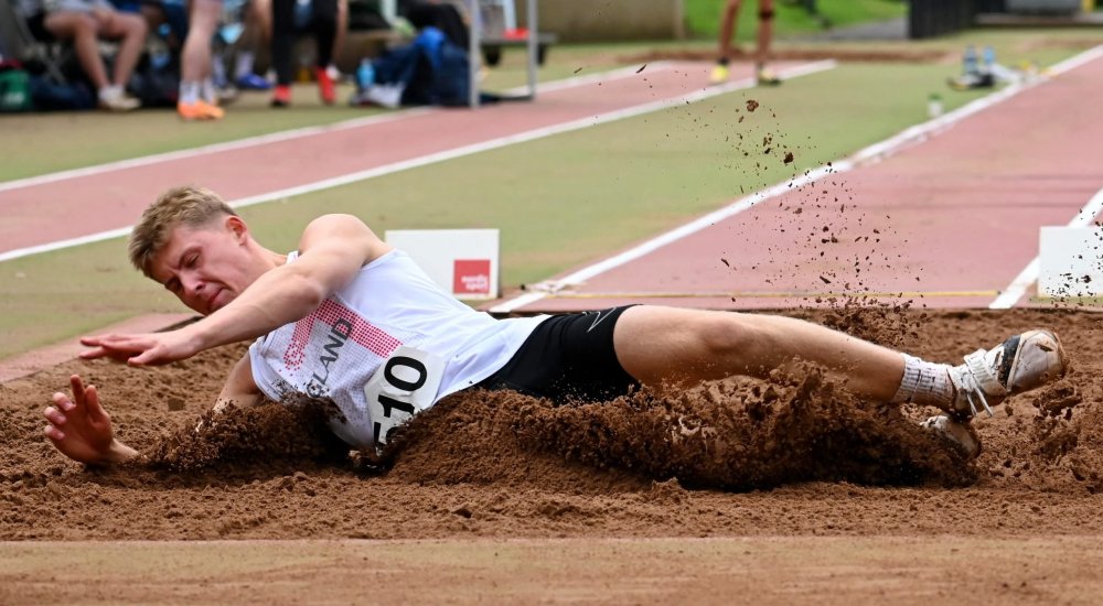 Kieran Bouwmeester-Reid long jump