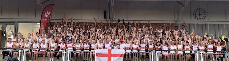England Masters team at Abingdon Marathon epresentative race