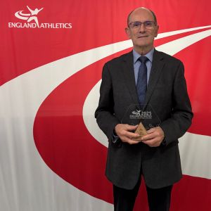 John Thompson, winner of Services to Athletics and Running