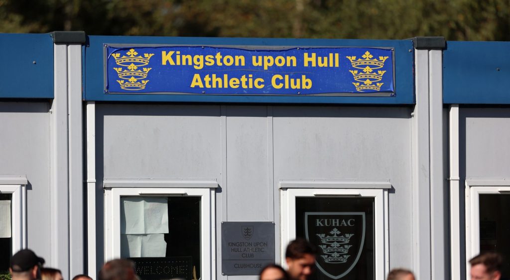 Kingston u[on Hull AC clubhouse