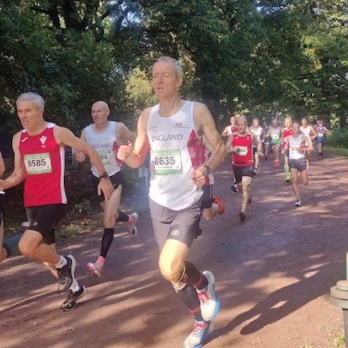 England and Wales athletes at Masters trail race