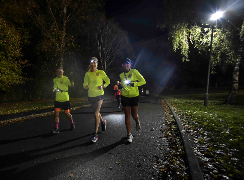 A group at Greater Peterborough Athletics Network's flagship event for the Let's Lift the Curfew campaign