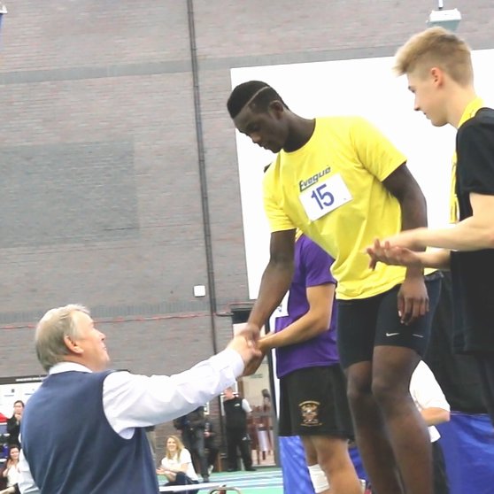 George Bunner at 2015 Sportshall