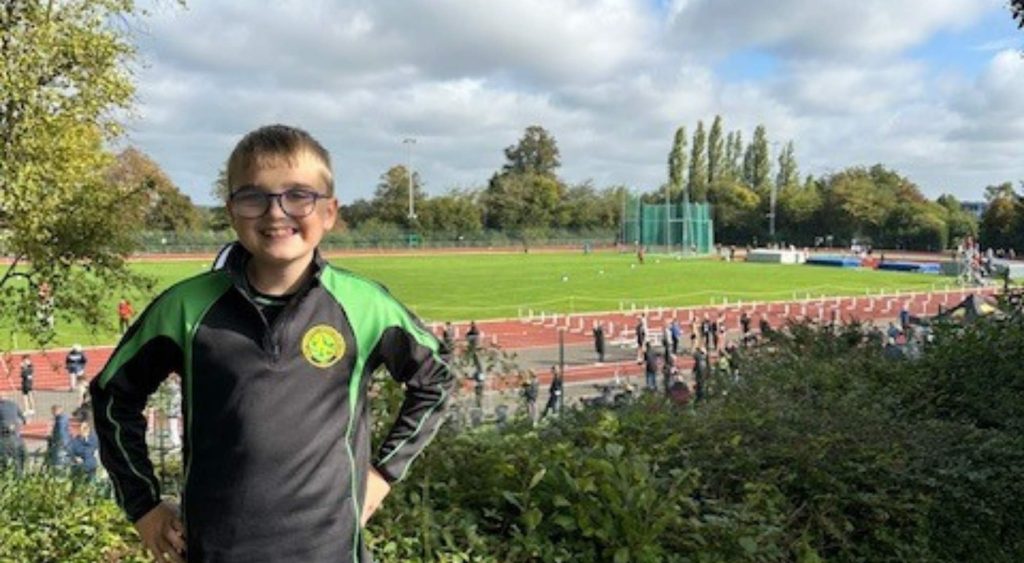 Alfie Shallcross at competition with GYDAC