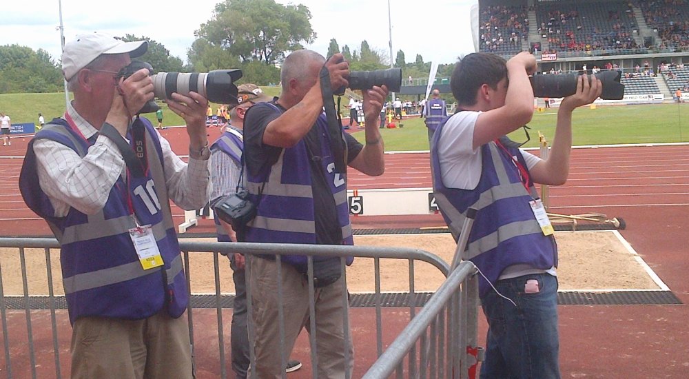 Photographers at ESAA champs