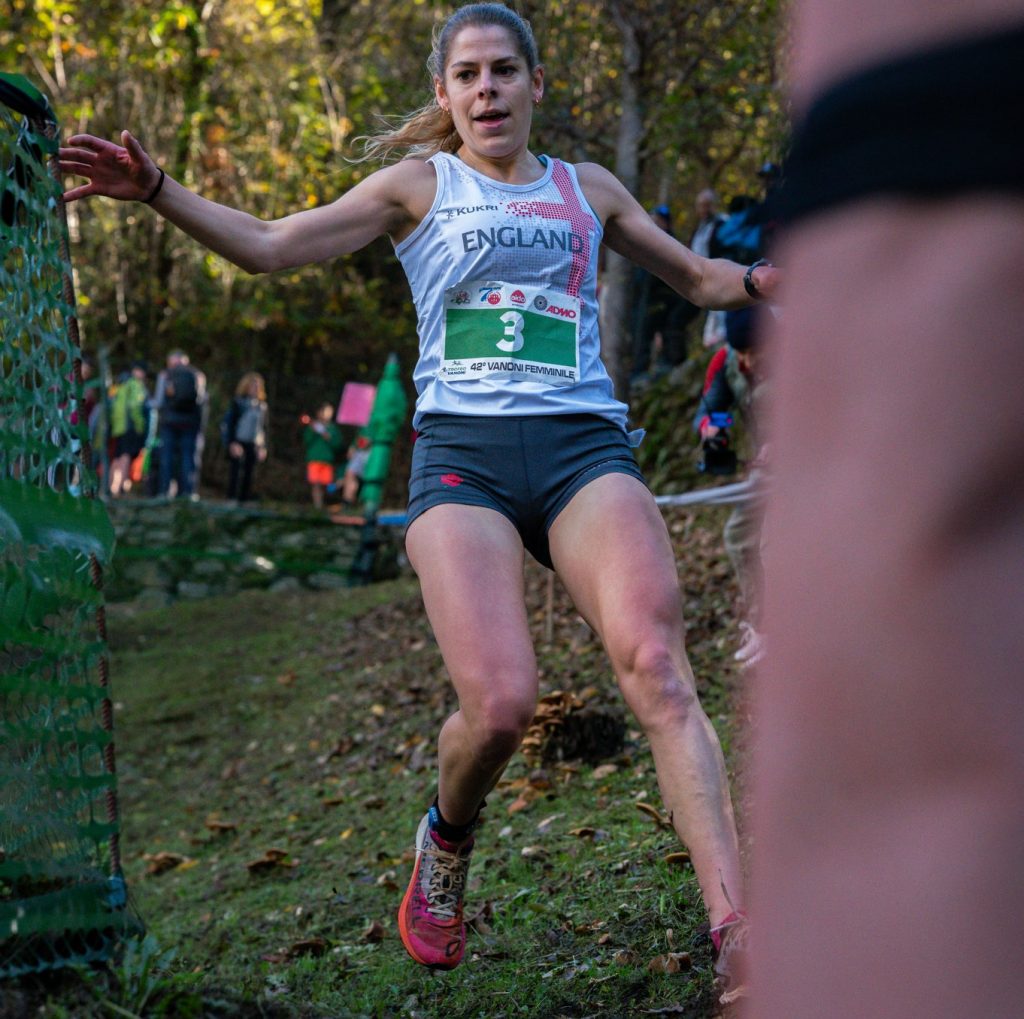 Celia Powell at Trofeo Vanoni mountain running
