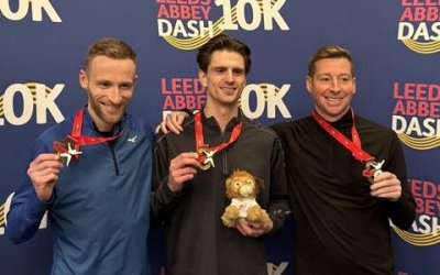 Leeds Abbey Dash men medallists
