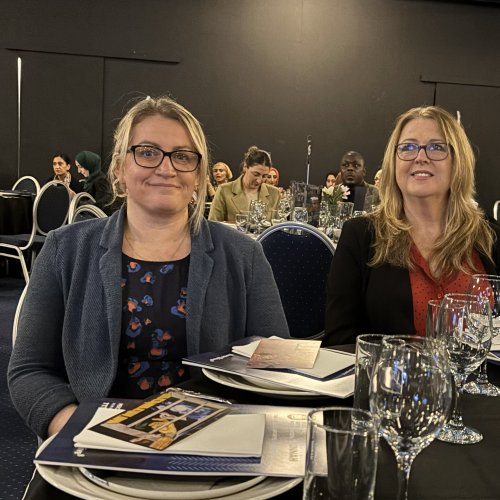 Emma Davenport and Sarah at Muslim Sports Awards 2025