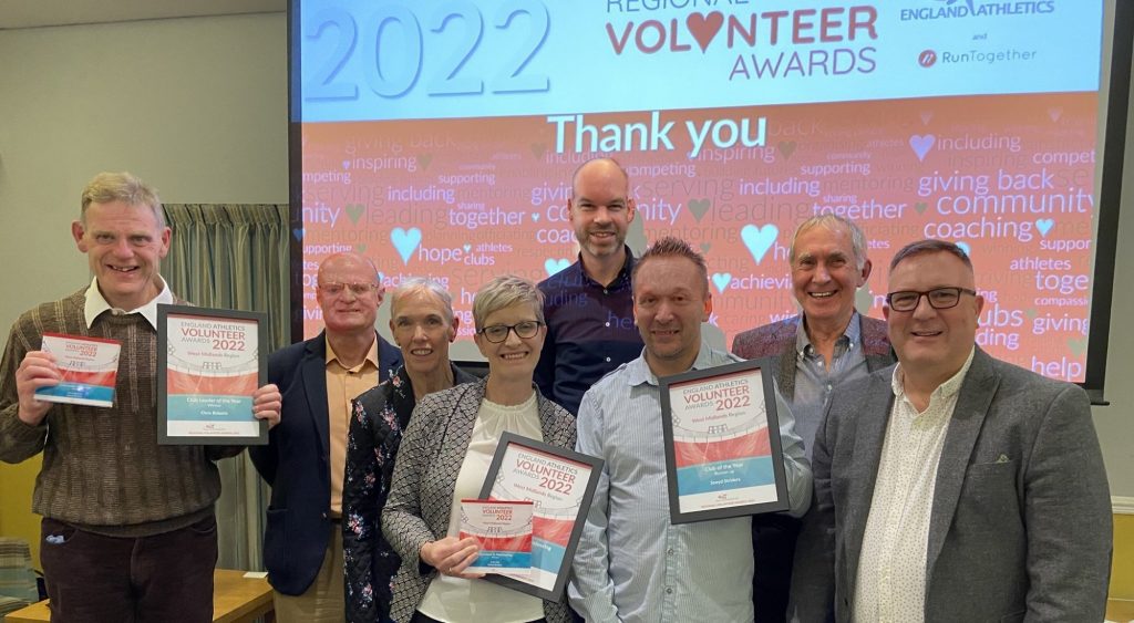 Sneyd Striders at 2022 volunteer awards