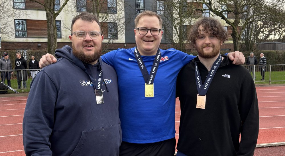 Winter long throws medallists - senior men hammer