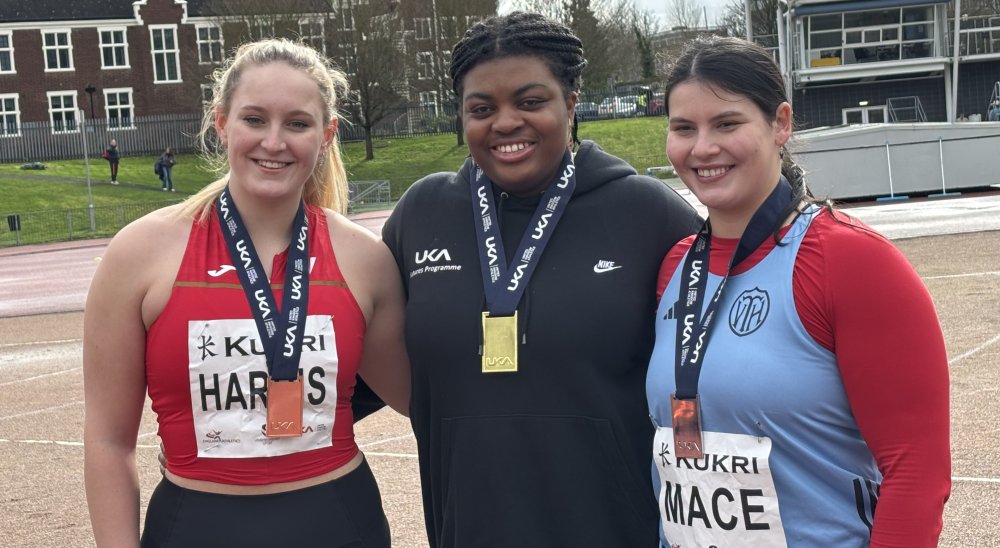 Winter long throws medallists - senior women discus