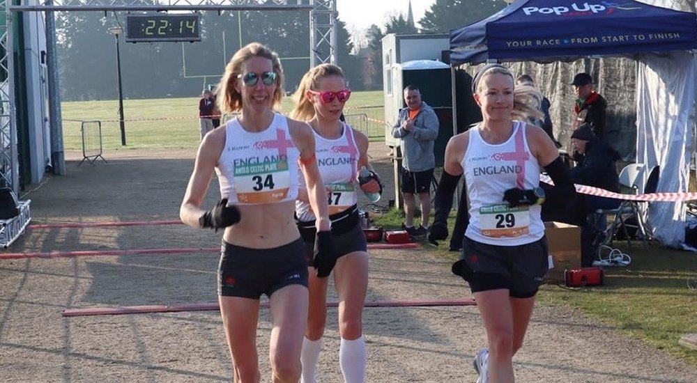England women at Anglo-Celtic Plate 100k
