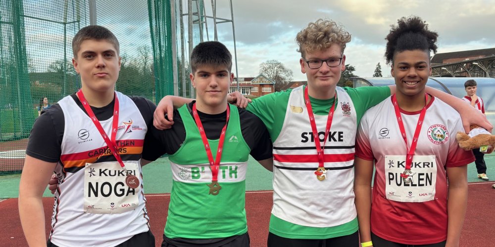 Winter long throws medallists - hammer