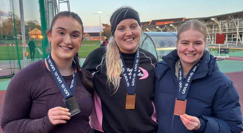 Winter long throws medallists - senior women hammer