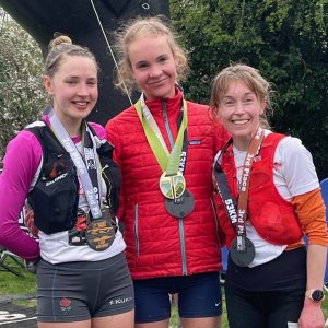Women's Trail Running medallists