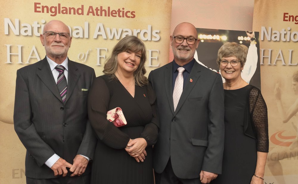 John Askew with wife and family at National Volunteer Awards