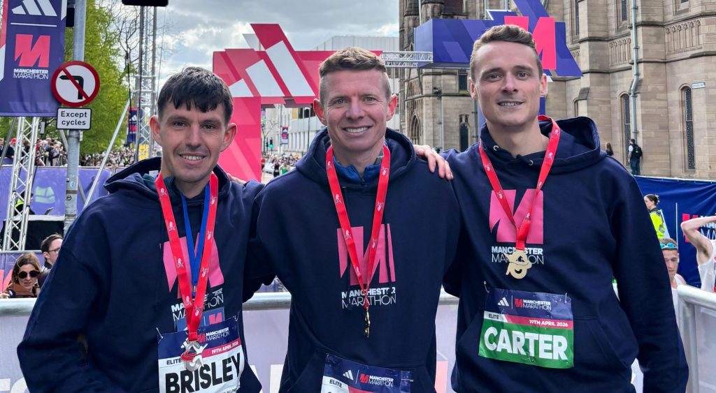 Manchester marathon men's medallists