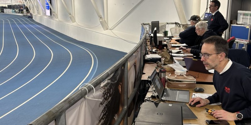 Officials at seeding and photofinish