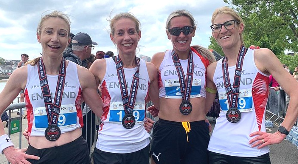 Bideford 10k female medallists