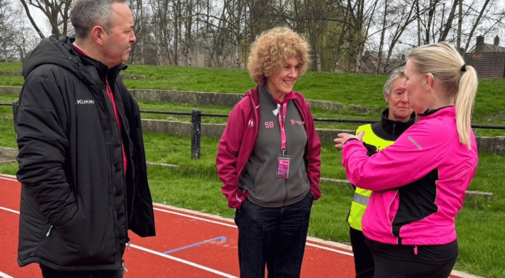 Chris Jones with Fitmums and friends