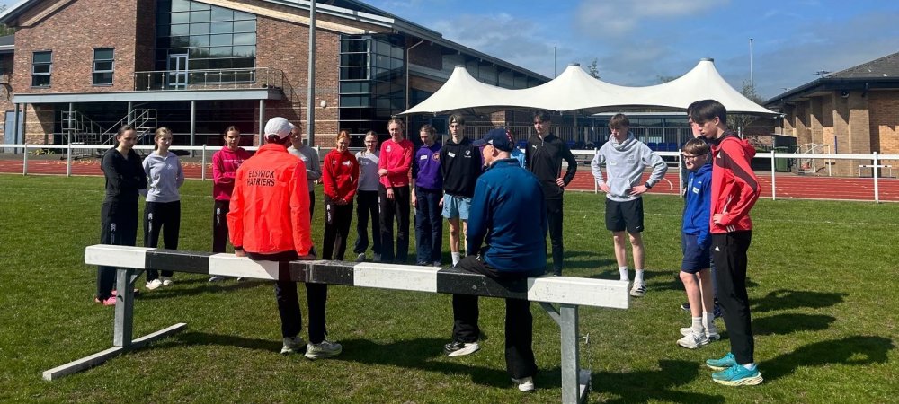 Steeplechase training at Hexham