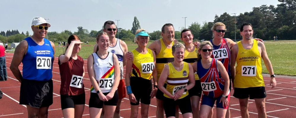 athletes at Worcestershire County champs